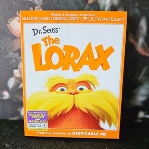 Dr Seuss' THE LORAX Blu Ray +DVD COMBO PACK - Despecoable Me Creators Universal